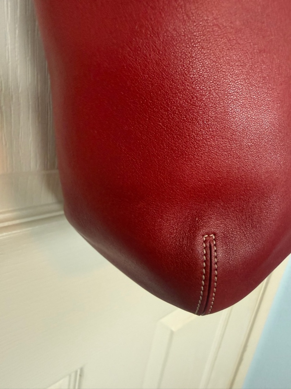 COACH LEGACY SOHO 2002 RED LEATHER BAG #9186 - Picture 11 of 17
